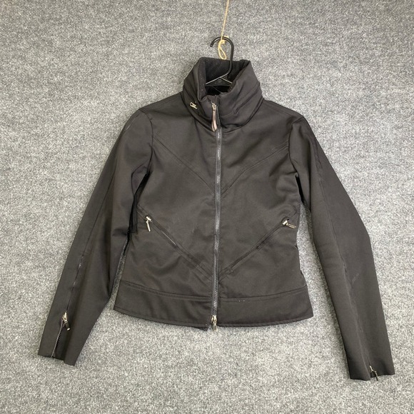 Erin Snow Jackets & Blazers - Erin Snow Womens XS Black Full Zip Ski Jacket Powder Skirt 410211 Seam Sealed